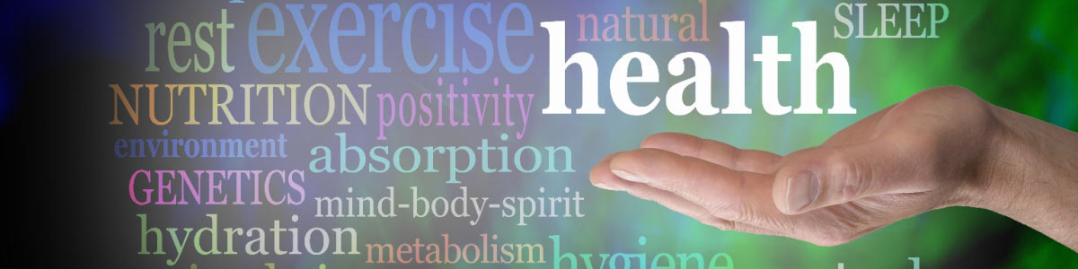 Rund und den Begriff „health“ wird dieser durch viele andere Worte beschrieben, z.B. Ruhe, Stoffwechsel, Ernährung, Schlaf und Hydratation.